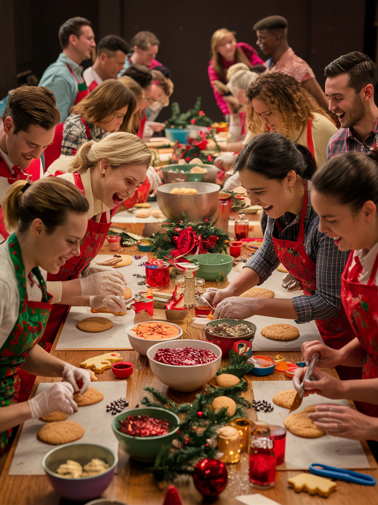 Baking Christmas Cookies