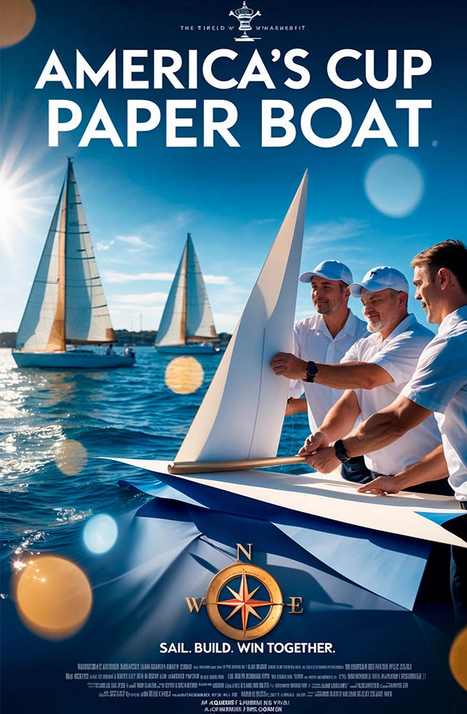 Americas Cup Paper Boat