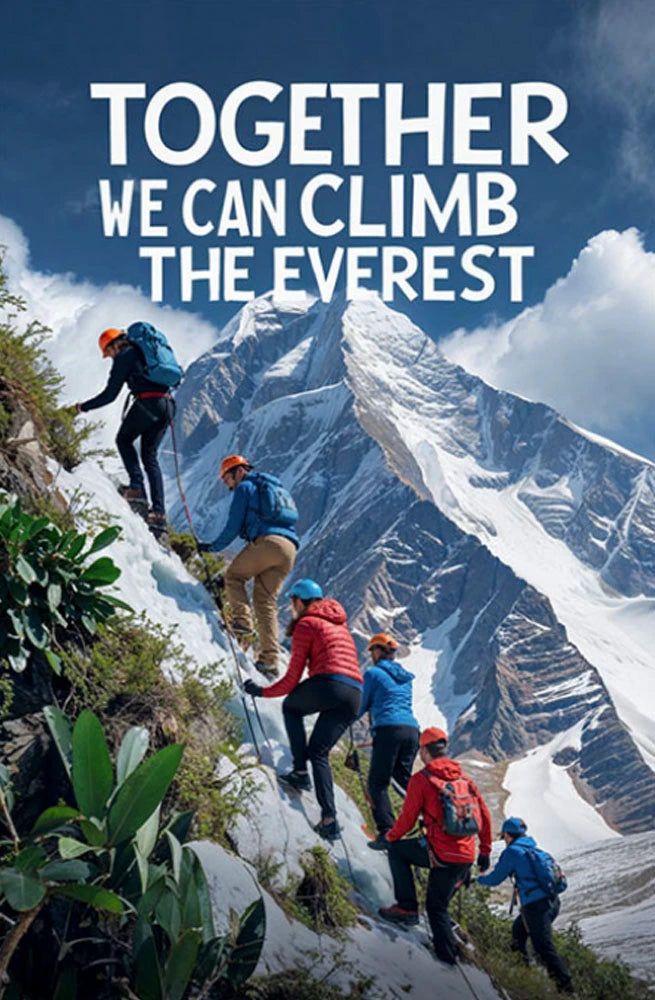 Together we can climb the Everest